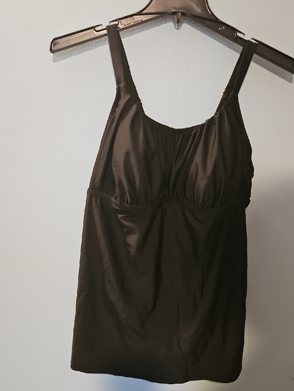 Black Tankini Swim Top